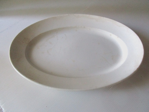 Ancien plat ovale faïence de - ovale,