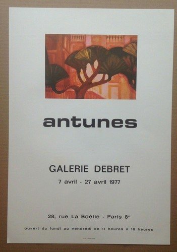 Antunes 1977 affiche originale - 1977,