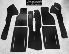 Tapis de Voiture Équipement pour Fiat X1/9 Noir 1972-1989 7tlg. Velours Cuir