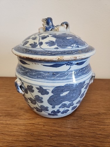 Pot couvert chinois ancien - couvert,