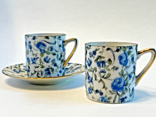 Vintage Royal Crown Blue Rose