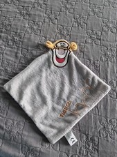  DOUDOU PLAT CARRE TIGROU DISNEY CARTOON CLUB GRIS ORANGE CARRE  - 