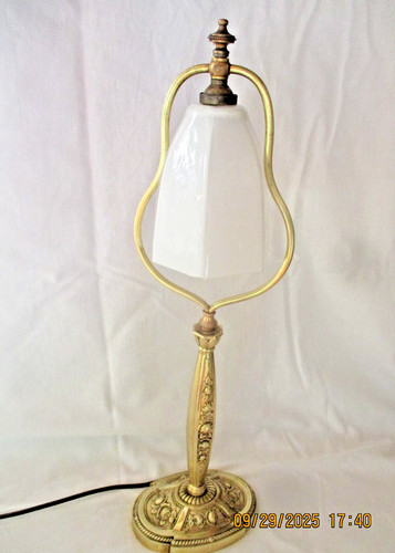 Lampe lyre bureau ancienne - lyre,