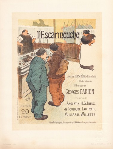 Affiche art nouveau - affiche,