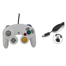 Manette Pad Joystick filaire Pour Console Nintendo GameCube & Wii - Blanc