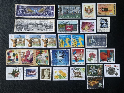 Lot timbres de pays - 30,