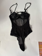 Body string noir sexy AUBADE taille FR 90B EUR 75B Us 34B