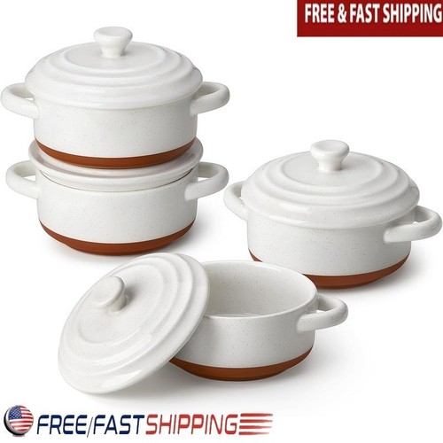 Ceramic mini cocotte set - mini, w/