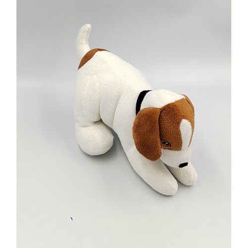 Doudou chien blanc - , marron