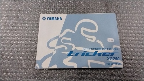 Yamaha tricker 250 manuel - 250,