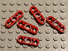 5 x LEGO TECHNIC Red Beam 3 x