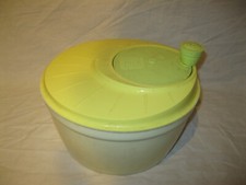 Vintage 70s 80s Ancienne ESSOREUSE A SALADE MOULINEX JAUNE Cuisine Retro Légume