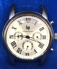 Montre Watch Uhr LIP Chronographe Mouvement HATTORI SEIKO S11 VD54B For Parts 