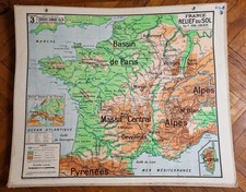 France Relief Vidal Lablache