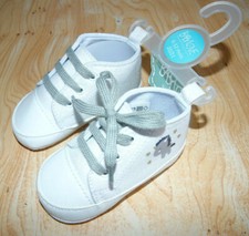 CHAUSSURE chausson BASKET BEBE 20 / 21 : 6 mois / 12 mois BLANC briant LICORNE