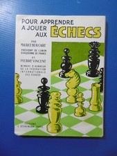 MAURICE BEAUCAIRE - POUR APPRENDRE A JOUER AUX ECHECS - 1961 -EDITIONS BORNEMANN