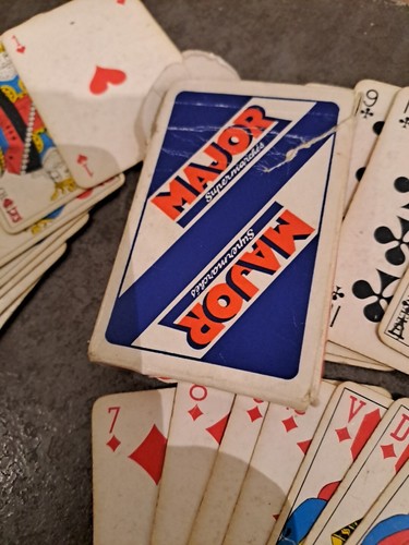 Jeu ancien cartes major - jeu,