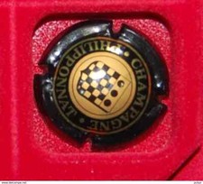 1 Plaque de muselet de champagne Philipponnat ecusson large