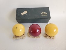 Billiard Aramith Super Carambole BE – Set 3 Boules Vintage Made in Belgium