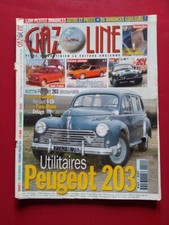Magazine Gazoline N° 42 PEUGEOT 203 UTILITAIRE