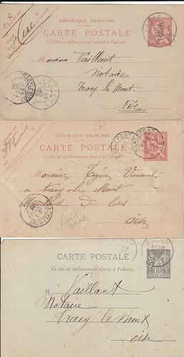 France 5 entiers postaux - ,