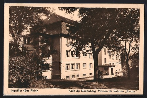 Cpa ingwiller bas rhin asile - cpa, rhin,