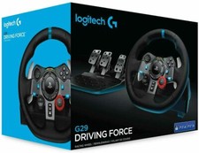 LOGITECH G29 Driving Force Volant de Course + pédales Compatible PS5 - PS4 et PC