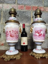 Paire de lampe à pétrole en