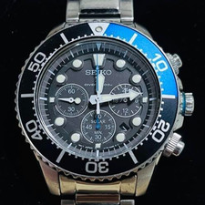Montre chronographe solaire SEIKO Prospex DIVER SCUBA V175-0AD0 Navy JP