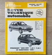 REVUE TECHNIQUE PEUGEOT 205 1.0 1.1 1.4 CT Xs Xt Xr XL Xe Xa GT Sr Gr GL Cabriol