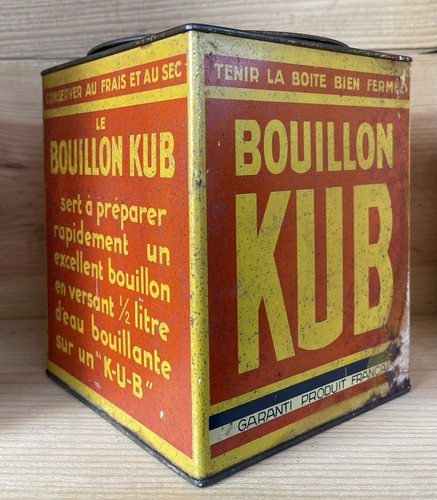 Ancienne boîte bouillon kub - boîte,