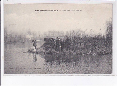 Hangest sur somme une - hangest-sur-somme:, hutte