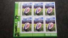 RUGBY FRANCE 2023 COIN DATE' 6 timbres SPORT BICENTENAIRE neuf** MNH