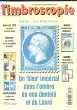revue timbres magazine timbroscopie n 138 sept 1996 bleu impérial laure non dent