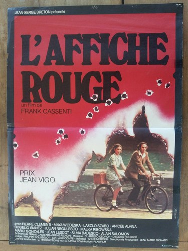 Affiche rouge frank - affiche,