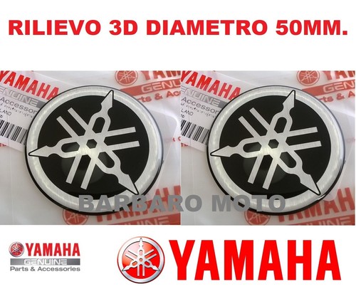 Lot adhésifs logo yamaha - 2,