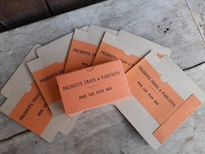 lot 5 boites carton ancien