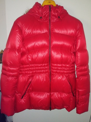 Ski jacket red parka - jacket,
