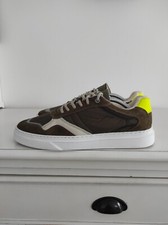 BASKETS CELIO KAKI JAUNE FLUO