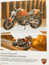 DUCATI vintage Print Ad !! " THIS MOTORCYCLE new monster 821 "
