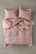 Doré Rose Ruche Housse de