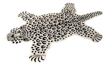 Tapis léopard 4x6 pieds fait