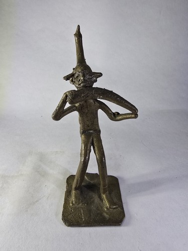 Statuette bronze tribal joueur - statuette,