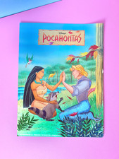 Affichette brillante Pocahontas vintage – Disney – rare –15 x 20cm – collector