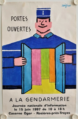 Affiche savignac 1996 journée - savignac,
