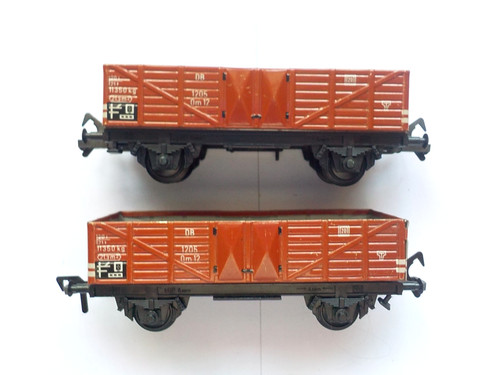 Lot deux wagons - lot, fleischmann