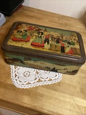 Boîte En Métal Lithographié