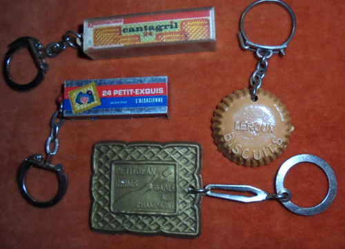 Porte clés biscuit leroux - 4, porte-clés