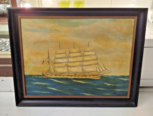 Tableau peinture marine huile - tableau,