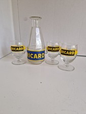Lot De 3 Verres Et Une Carafe